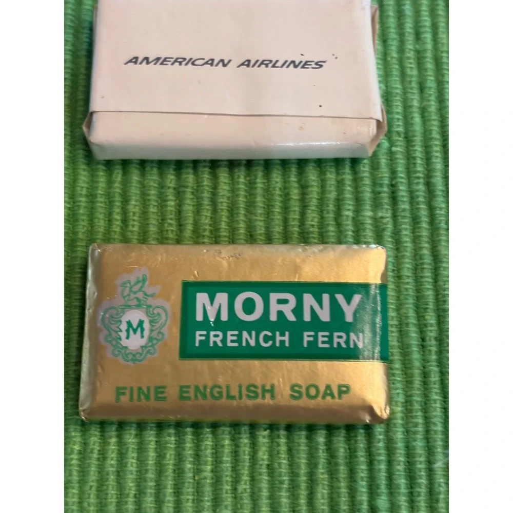 Vintage Airline Amenity Soaps American Airlines Pan American Morny French Travel